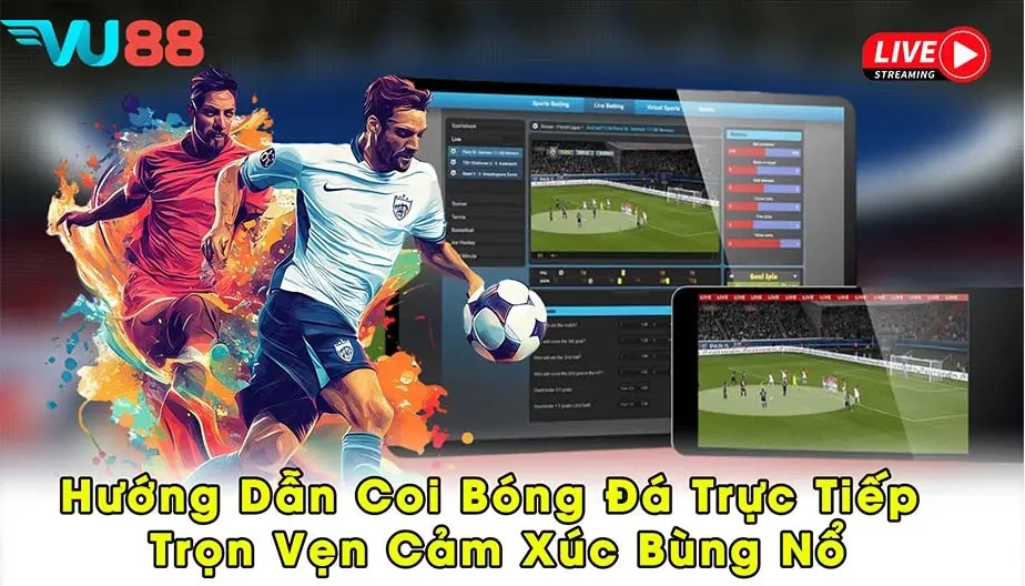 VU88 Hướng Dẫn Coi Bóng Đá Trực Tiếp Trọn Vẹn Cảm Xúc Bùng Nổ