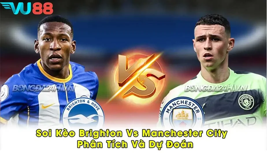 VU88 Soi Kèo Brighton Vs Manchester City Hồi 20h 31/08 - NHA